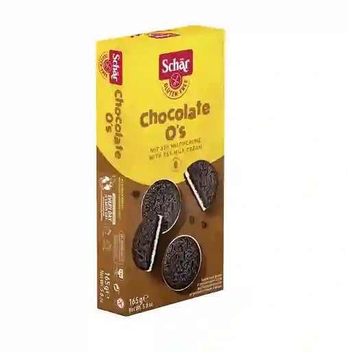 Galletas De Chocolate O´s Sin Gluten. 165 Grs - Schar