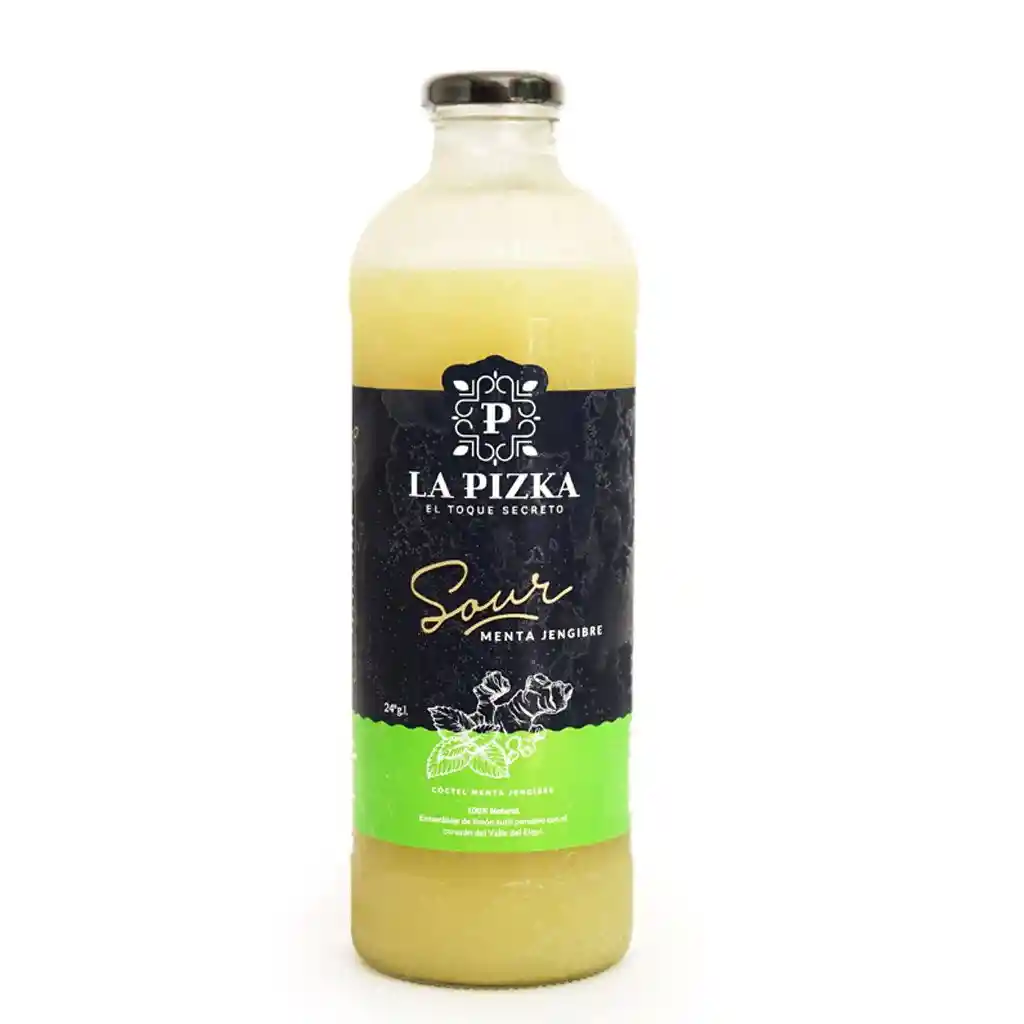 Pisco Sour Menta Jengibre. 1l - La Pizka