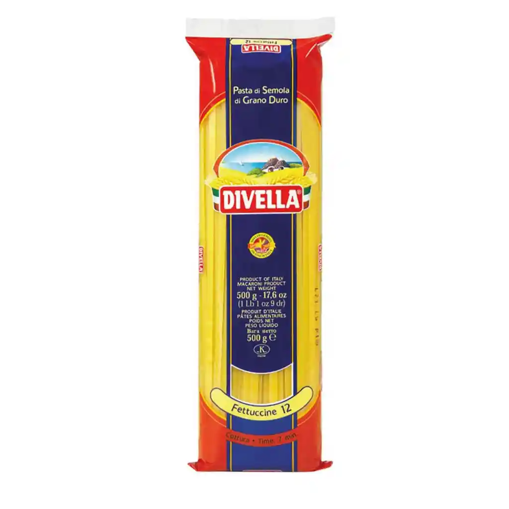 Fettuccine N°12. 500 Grs - Divella