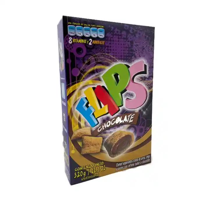 Flips Chocolate. 320 Grs - - Flips