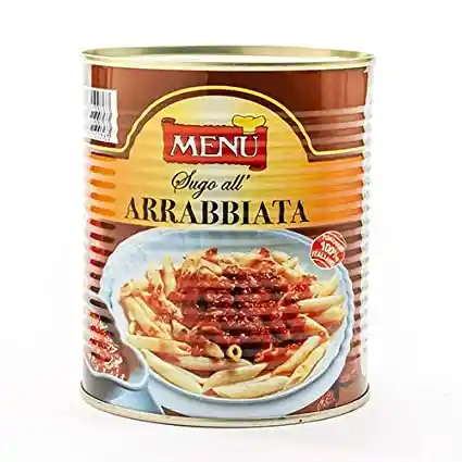 Salsa Arrabiata. 830 Grs - Menu