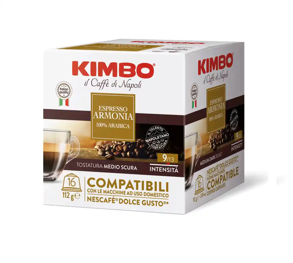 16 Capsulas Espresso Armonia Dolce Gusto ® Compatibles - Kimbo