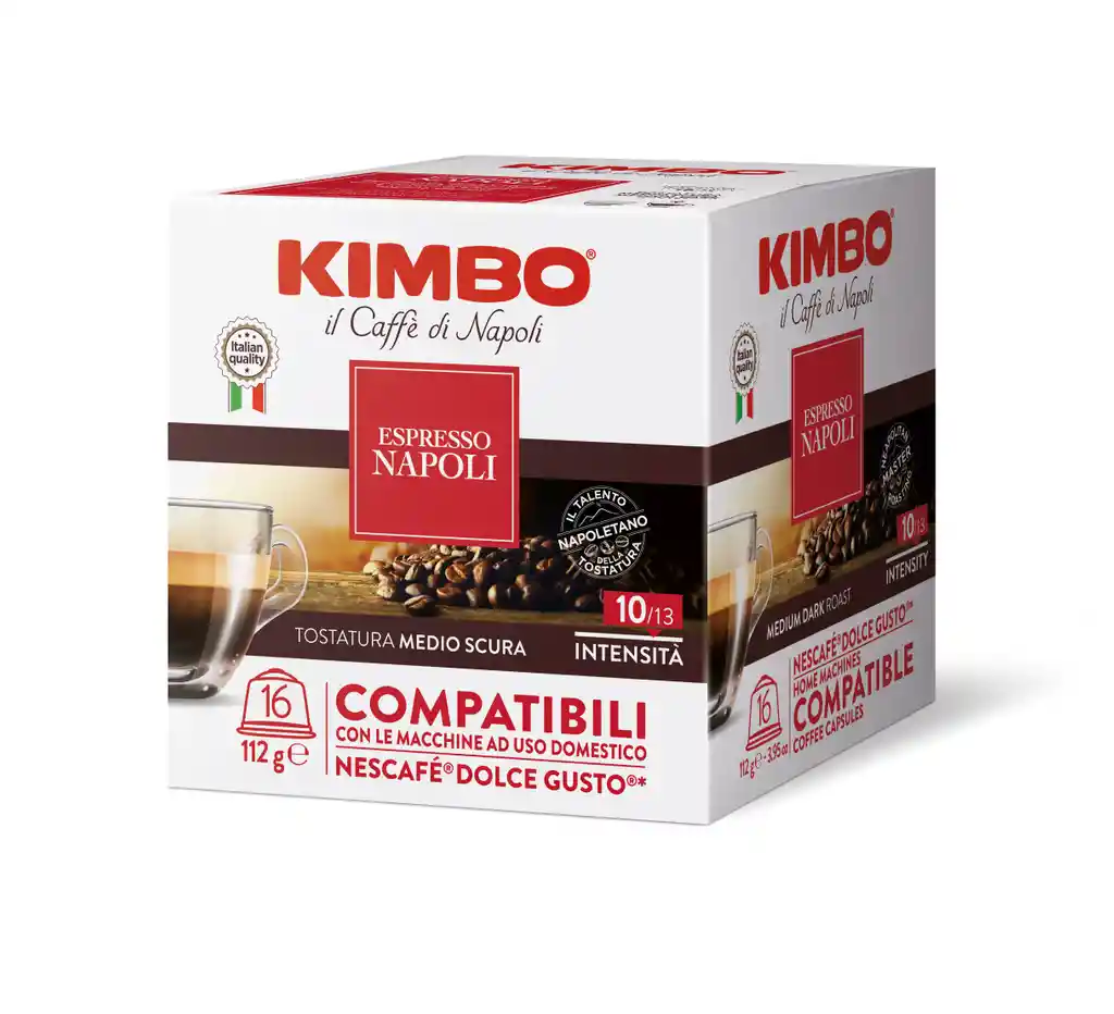 16 Capsulas Espresso Napoli Dolce Gusto® Compatible - Kimbo