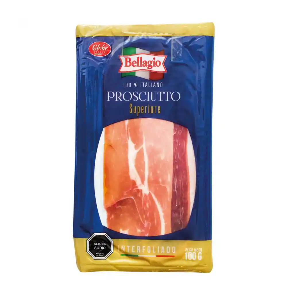 Prosciutto Superiore (jamon Crudo). 100 Grs - Bellagio