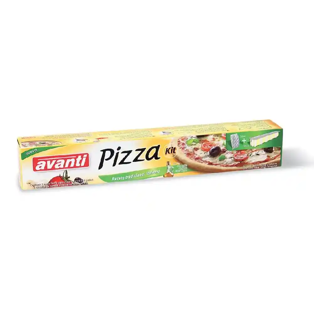 Kit Masa Para Pizza + Salsa. 500 Grs - Avanti
