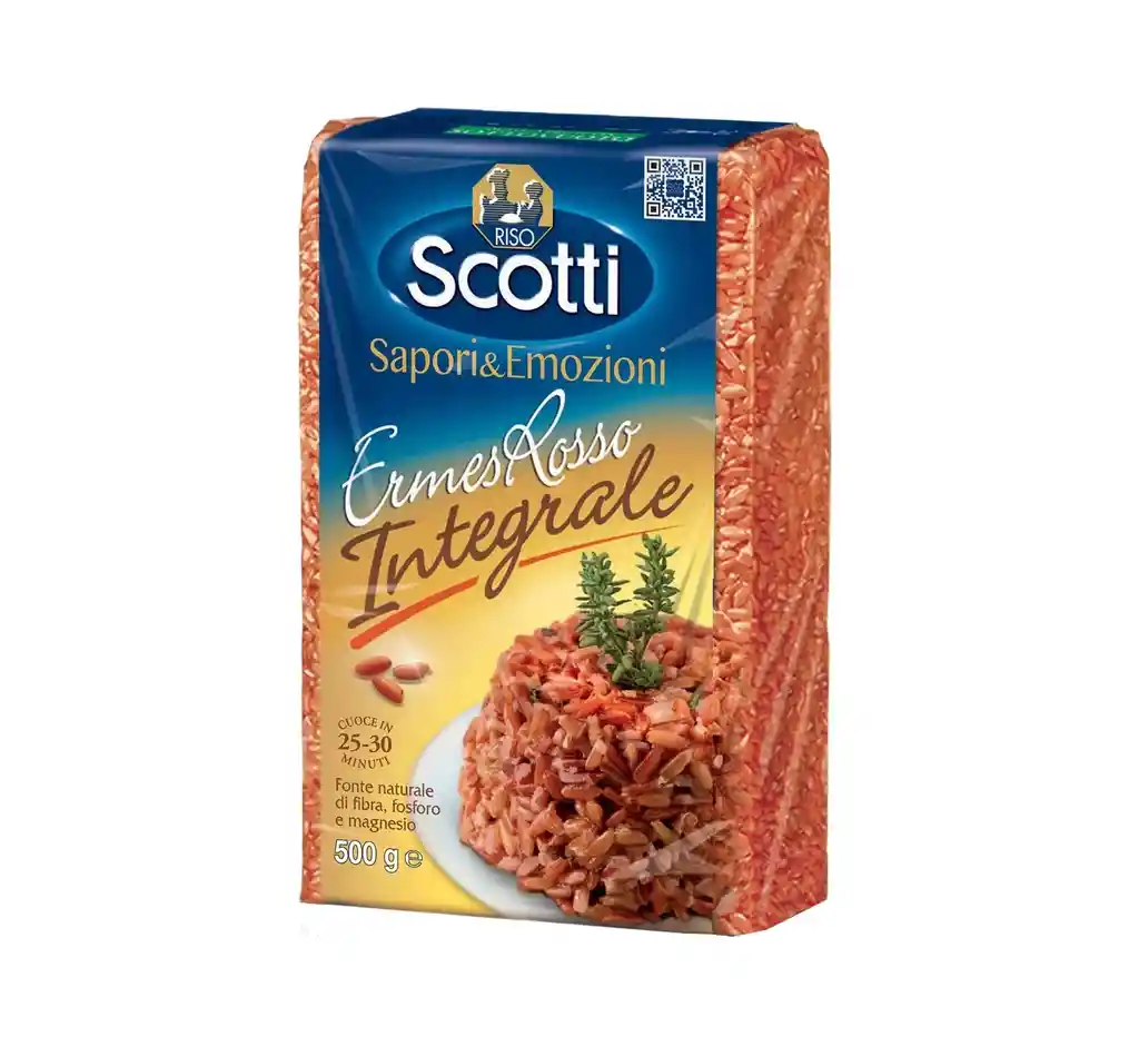 Arroz Ermes Rosso. 500 Grs - Scotti