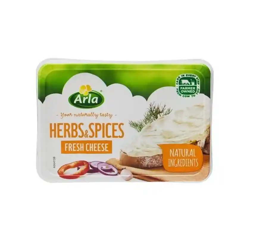Queso Crema Hierbas Y Especias. 200 Grs - Arla