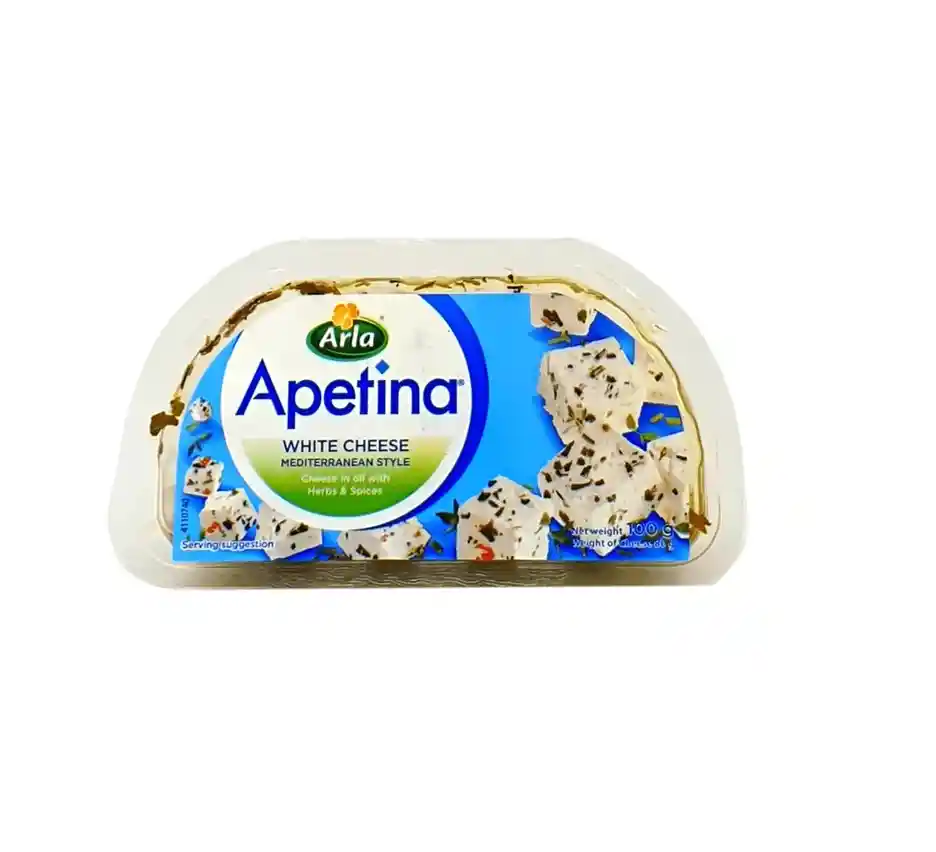 Queso Blanco Apetina Con Finas Hierbas. 100 Grs - Arla