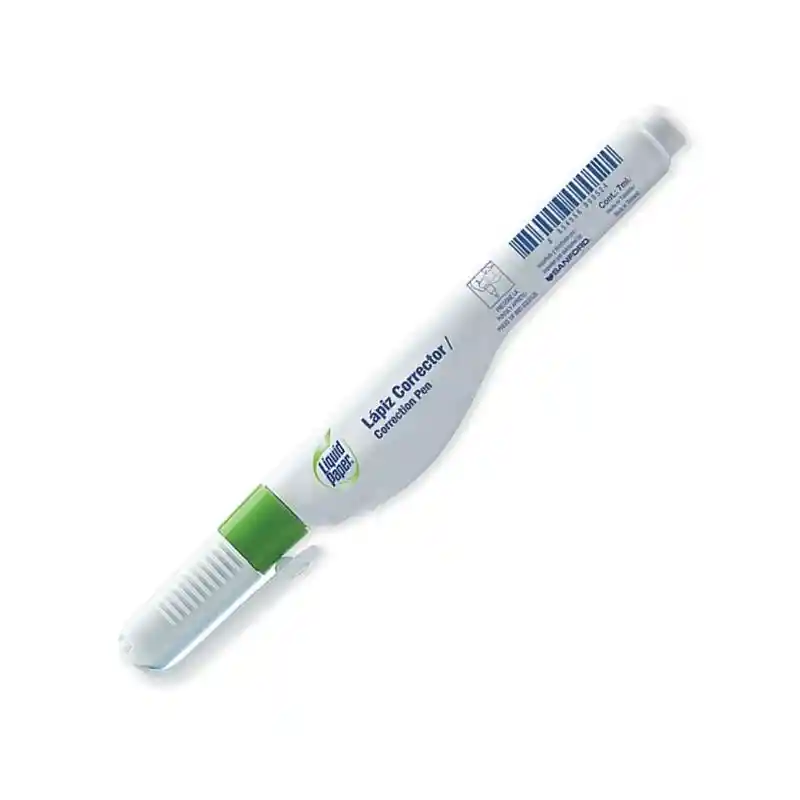 Corrector Liquido Lapiz Blanco Paper Mate