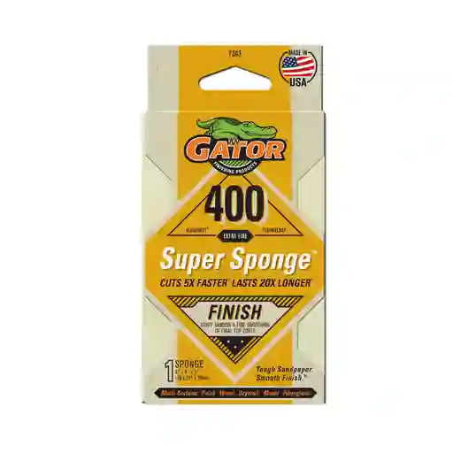 Super Esponja Premium De Oxido De Aluminio Grano 400