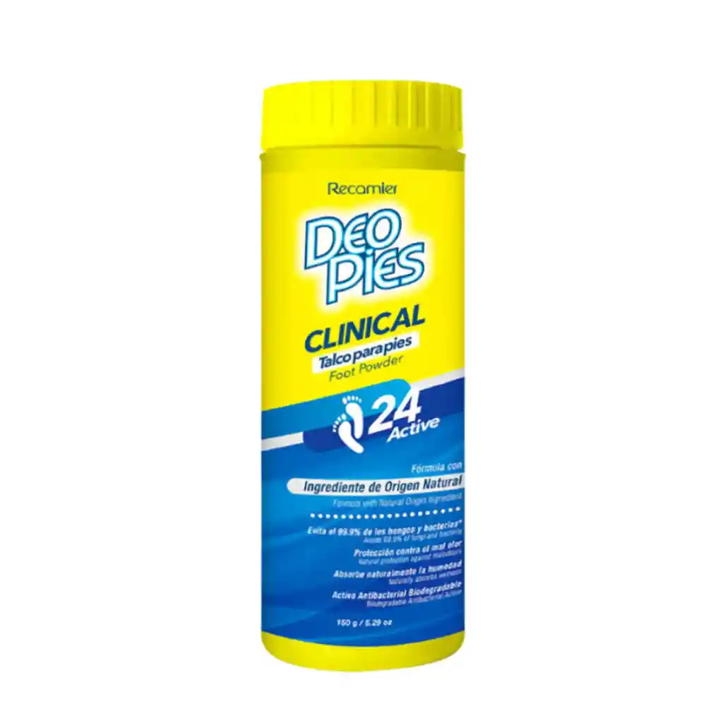 Desodorante Para Pies Talco Clinical