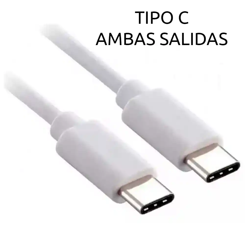 Cable De Carga Y Datos Tipo C A Tipo C 1 Metro