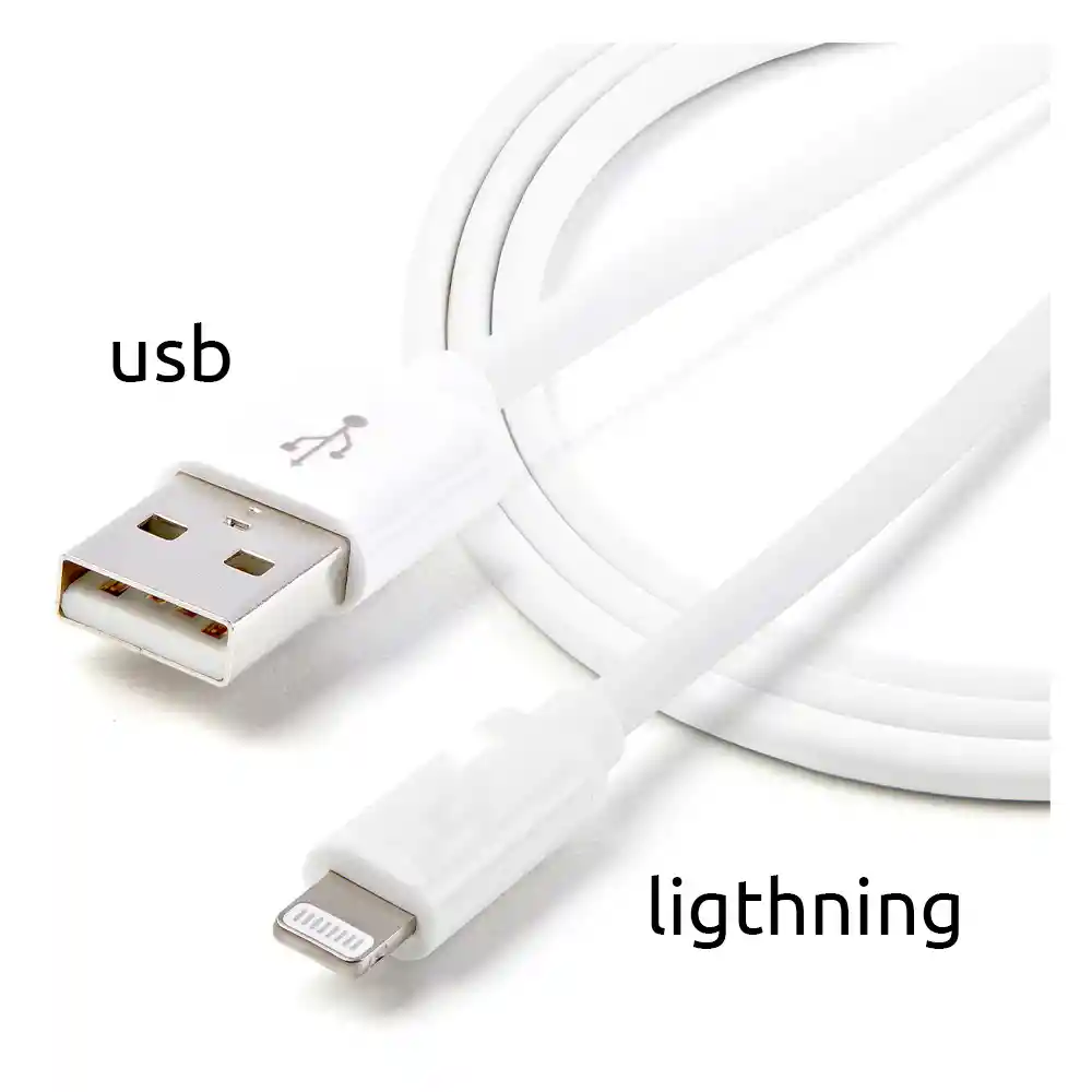 Cable De Carga Y Datos Para Iphone Usb A Lightning