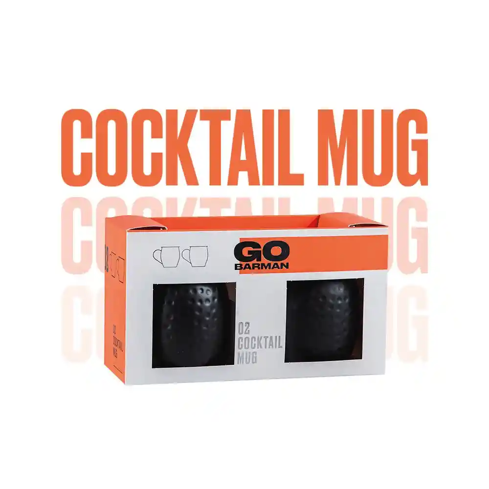 2 Pack Moscow Mule Mug Negro