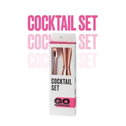 Cocktail Set - Cucharilla + Medidor Japonés Cobre