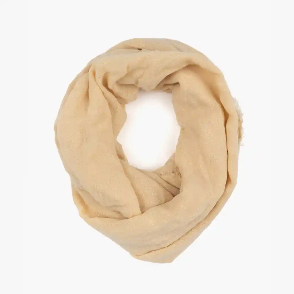 Bufanda Mujer Infinita Basic Beige