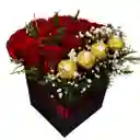 Box De Rosas Y Chocolates