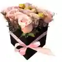 Box De Rosas Y Chocolates