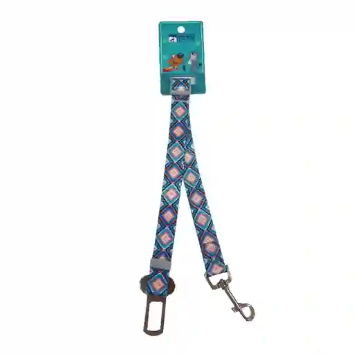 Cinturon De Seguridad Para Mascotas Correa Auto Perros Gato 2 Cm (rombo)