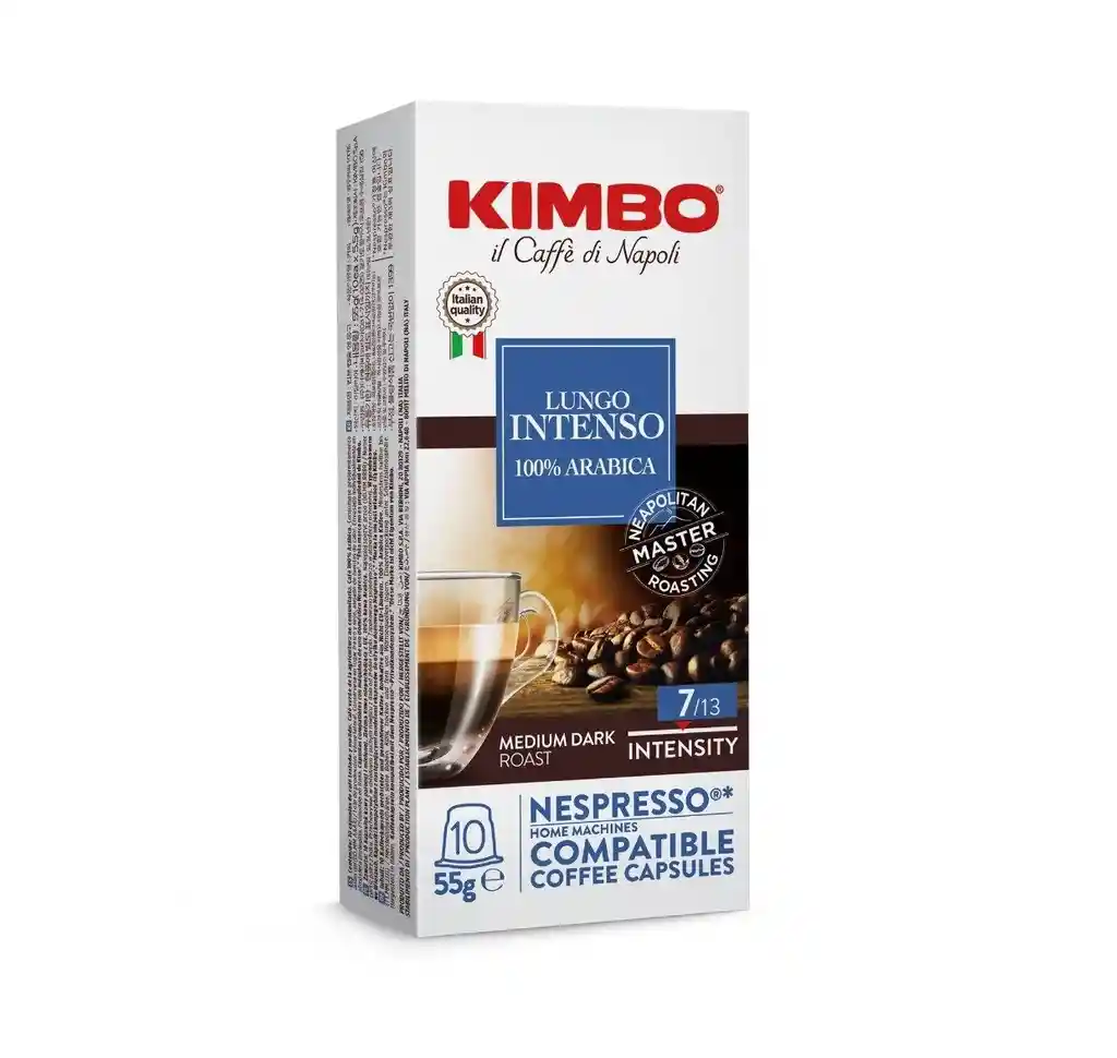 Café Lungo Intenso Cápsulas X 10 Unidades- Kimbo