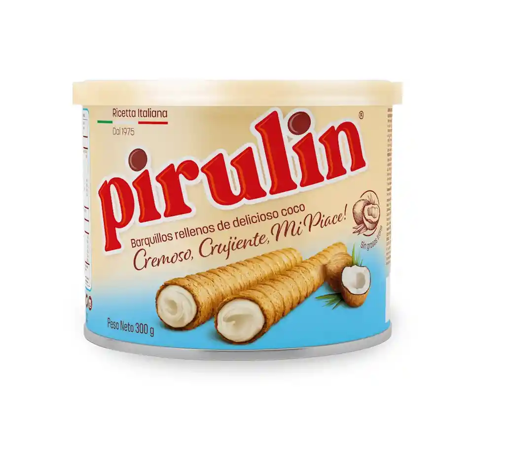 Pirulin Coco. 300 Grs