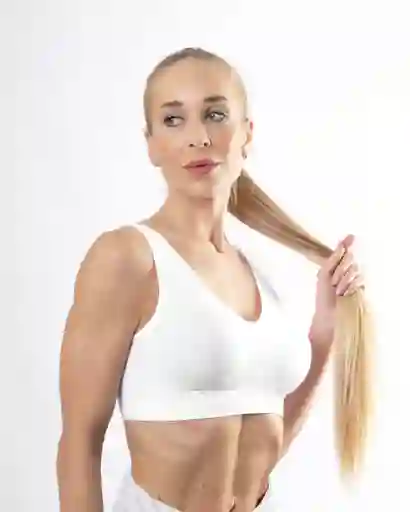 Peto Microfibra Con Tirante Ancho Xl Blanco