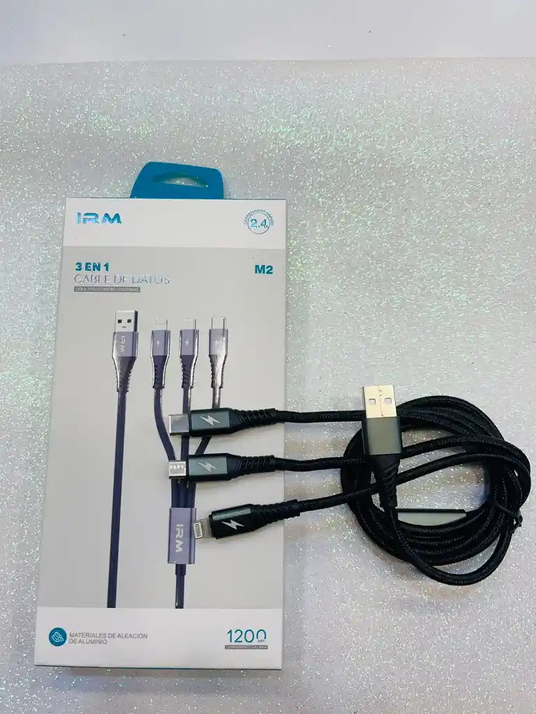 Cable 3 En 1 V8/iphone/tipo C