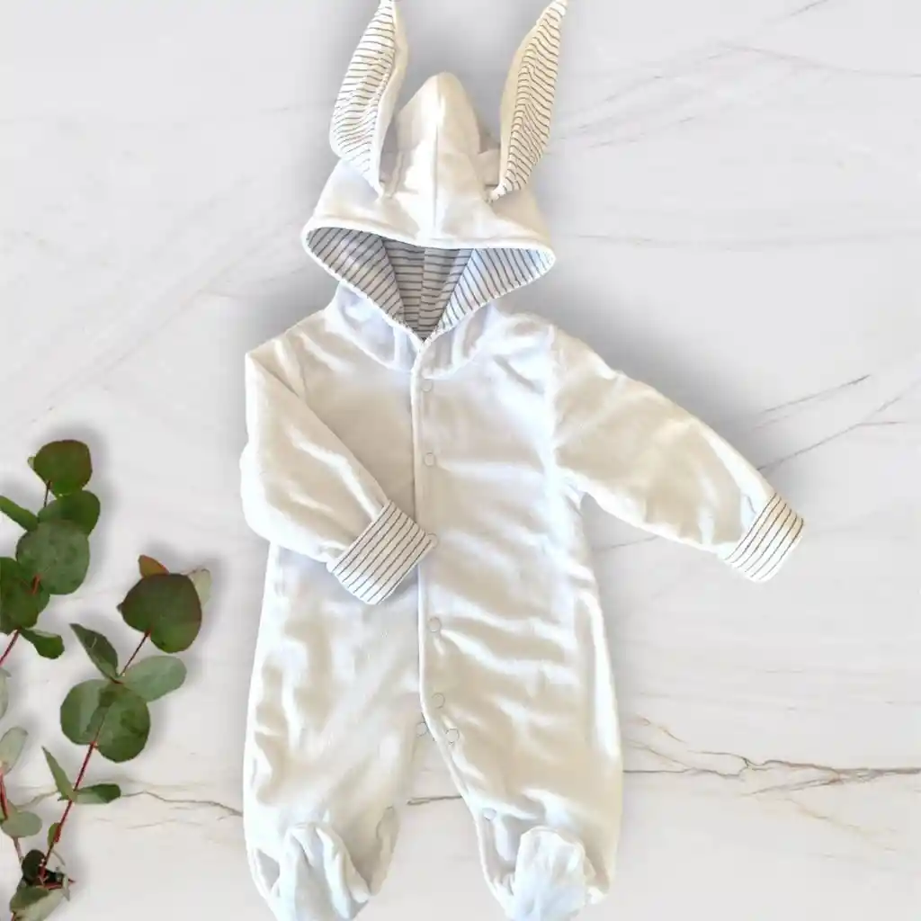 Enterito Plush Conejo Blanco Talla Rn