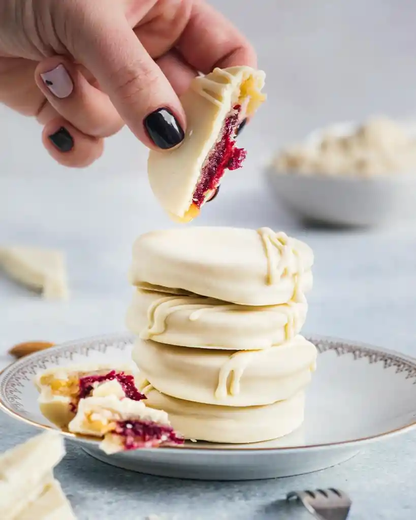 Alfajor Mazapán Frambuesa