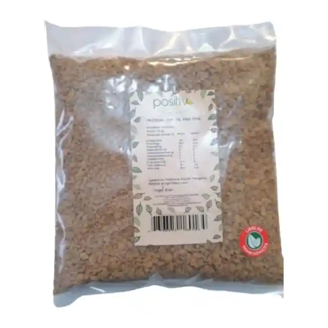 Proteina Vegetal De Soya Fina Texturizada 500g Positiv