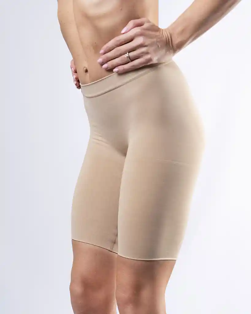 Boxer Leggins Faja Push Up S Beige