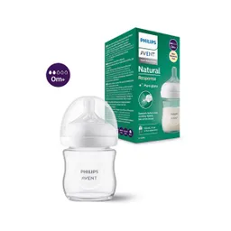 Mamadera Natural Response 120ml Vidrio Avent