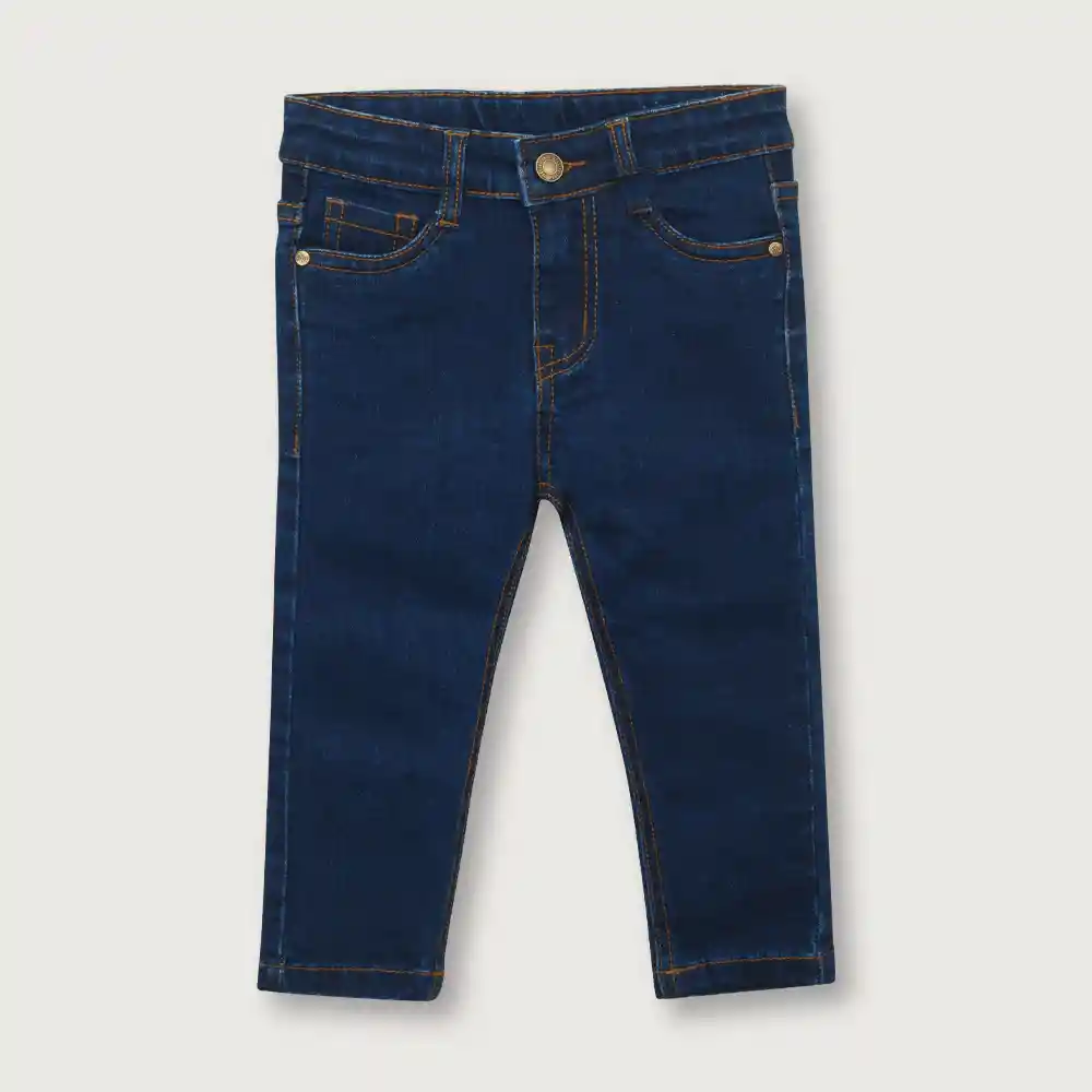 Jean De Niño Azul Talla 6m