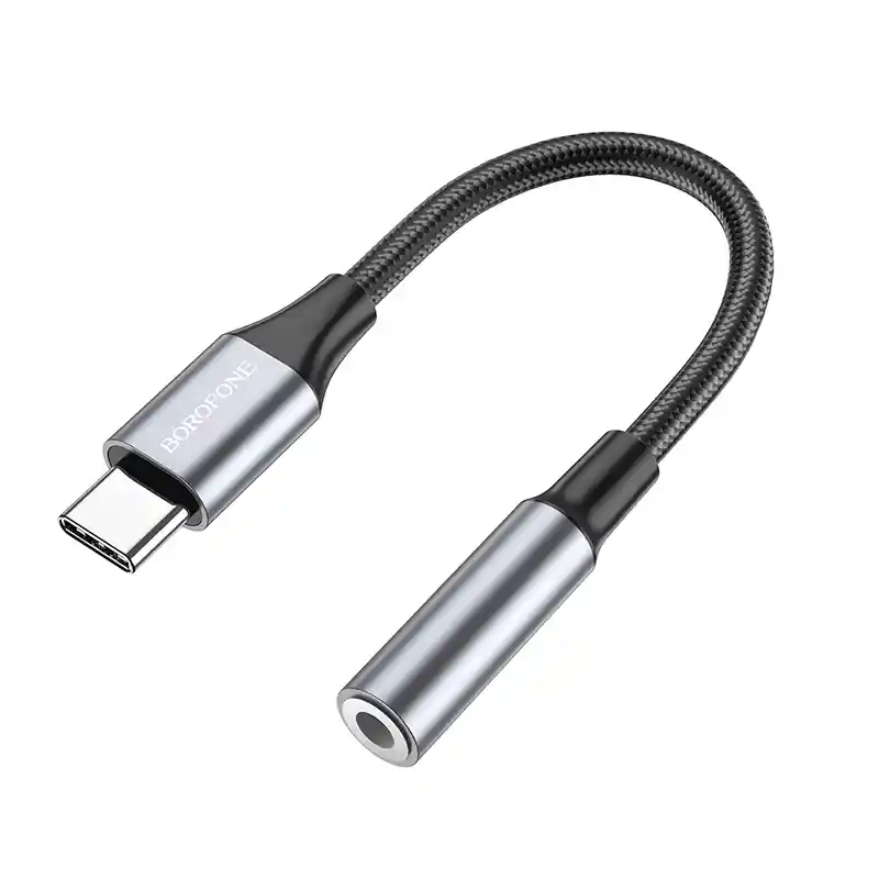 Adaptador De Audio Hoco Bv16 Tipo-c A Auxiliar 3.5