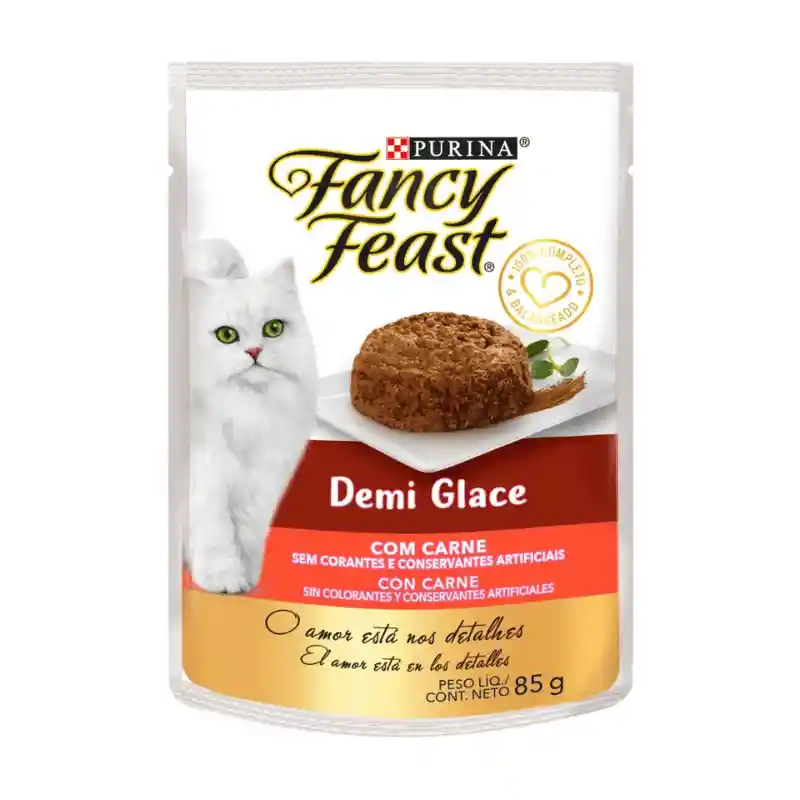 Purina Fancy Feast Demi Glace Carne 85 Gr