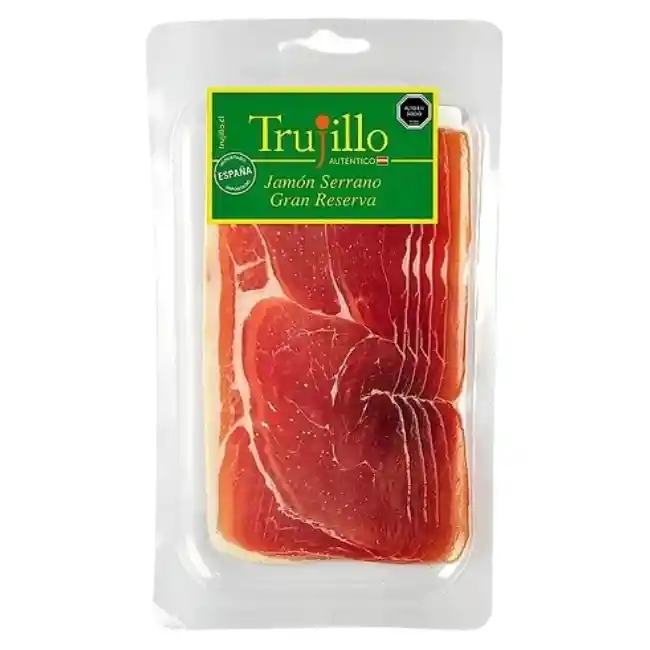 Jamón Serrano Trujillo Et. Verde - 80 G.