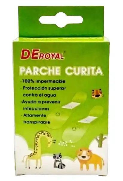 Parche Curita Infantil Animalitos - 40 Pcs