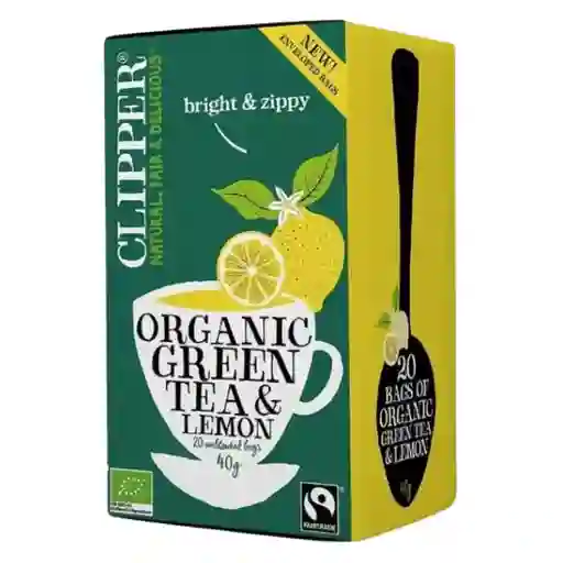 Té Verde Limón Clipper 20 Bags