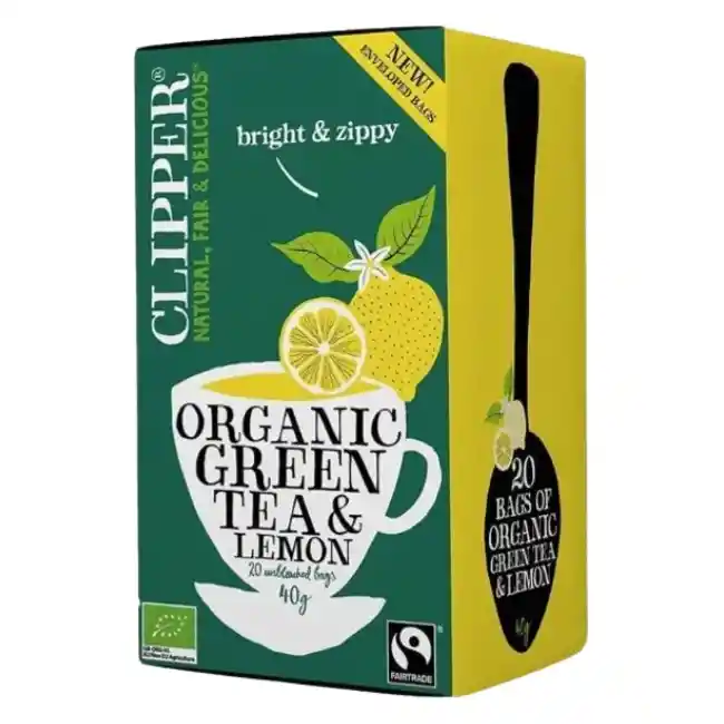 Té Verde Limón Clipper 20 Bags