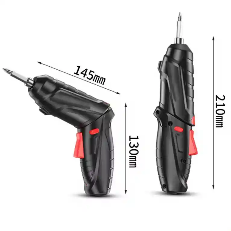 Destornillador Inalámbrico Maleta 45 Piezas Taladro 3.6v