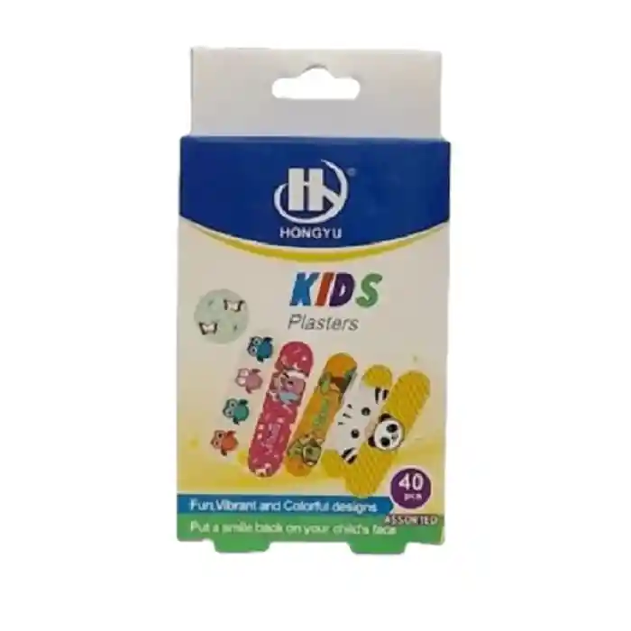 Parche Curita Infantil Diseños - 40 Pcs