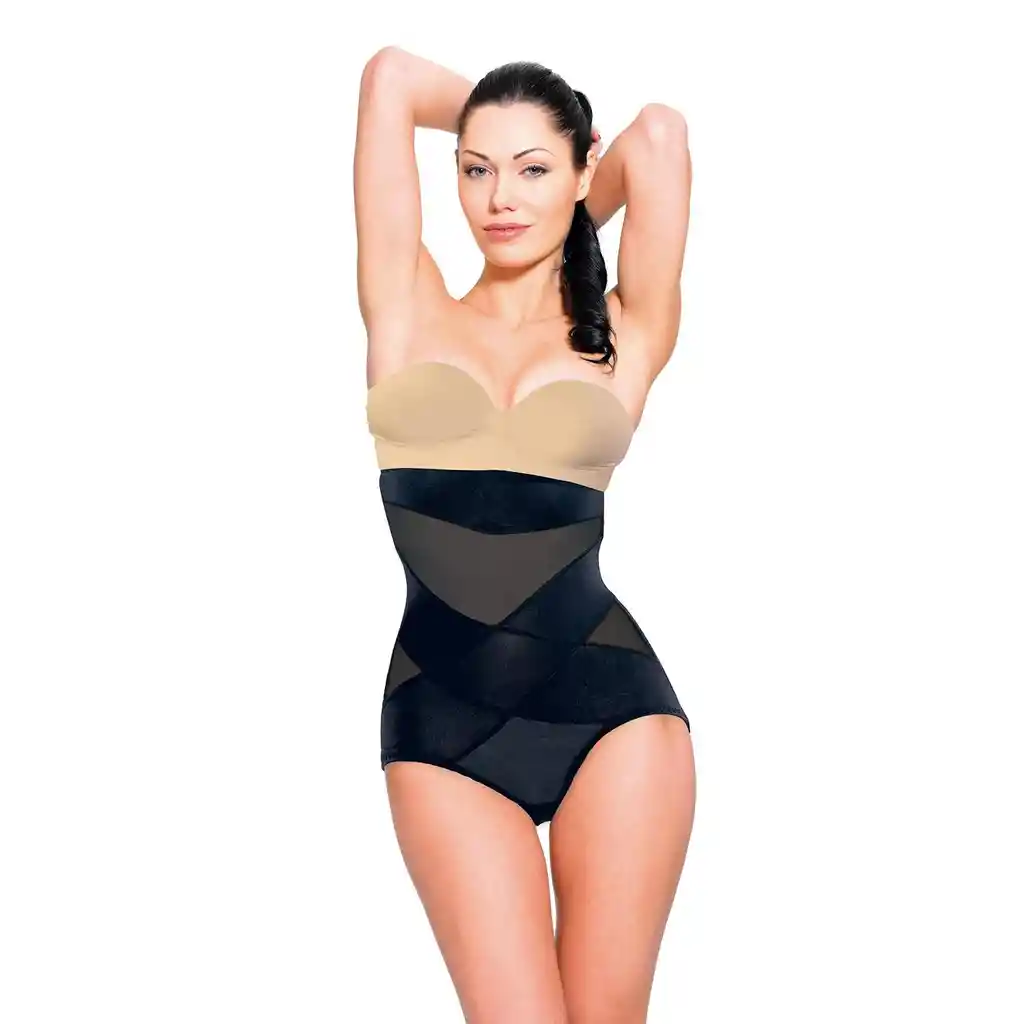 Faja Modeladora Vc Compression Shaper Black -biege T2xl