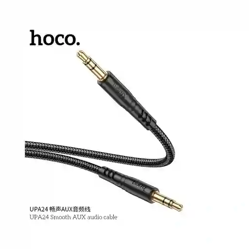 Cable Auxuliar Audio Upa24 Hoco 3.5mm A 3.5mm De 1 Mts