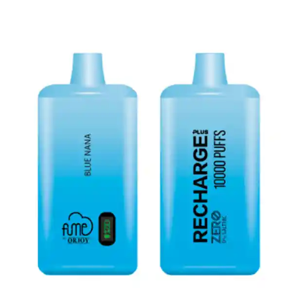 Vape Fume Recharge Plus 0% Nic 10.000 Puff Blue Nana