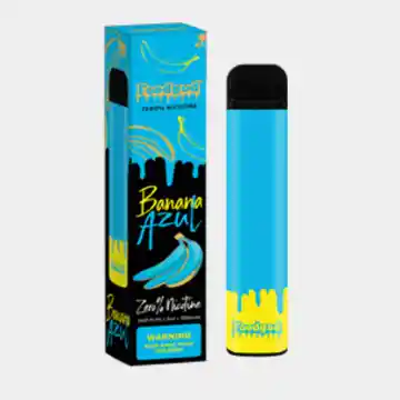 Vape Foodgod Banana Azul 0% Nic 2400 Puffs