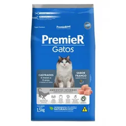 Premier Gatos Castrados Pollo 1.5kg