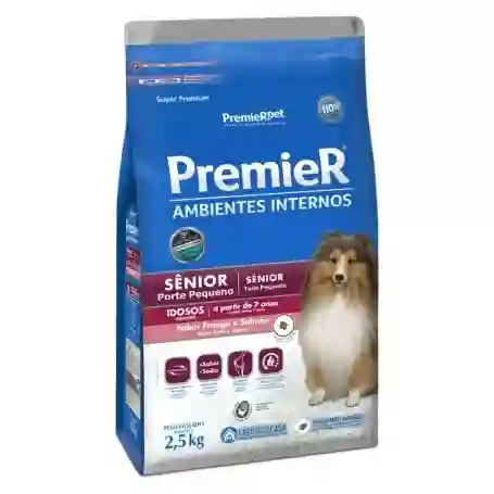 Premier Ambientes Internos Senior Pollo Y Salmón 2.5kg