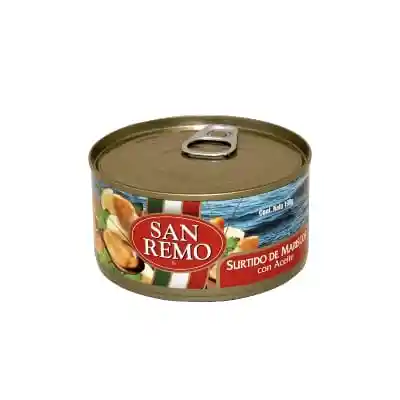 Surtido Mariscos Aceite 190gr San Remo