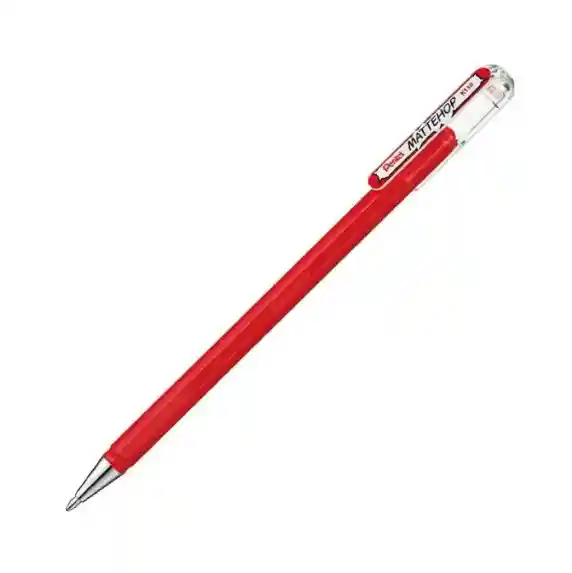 Bolígrafo Mattehop 1.0mm Rojo Pentel