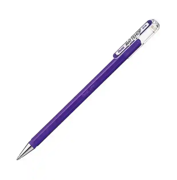 Boligrafo Mattehop 1.0mm Morado Pentel